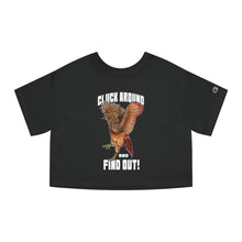 Load image into Gallery viewer, Girls Cluck Around Find Out Cropped T-Shirt