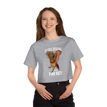 Load image into Gallery viewer, Girls Cluck Around Find Out Cropped T-Shirt