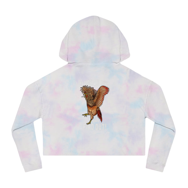 Cluck around and FIND OUT! Women’s Cropped Hooded