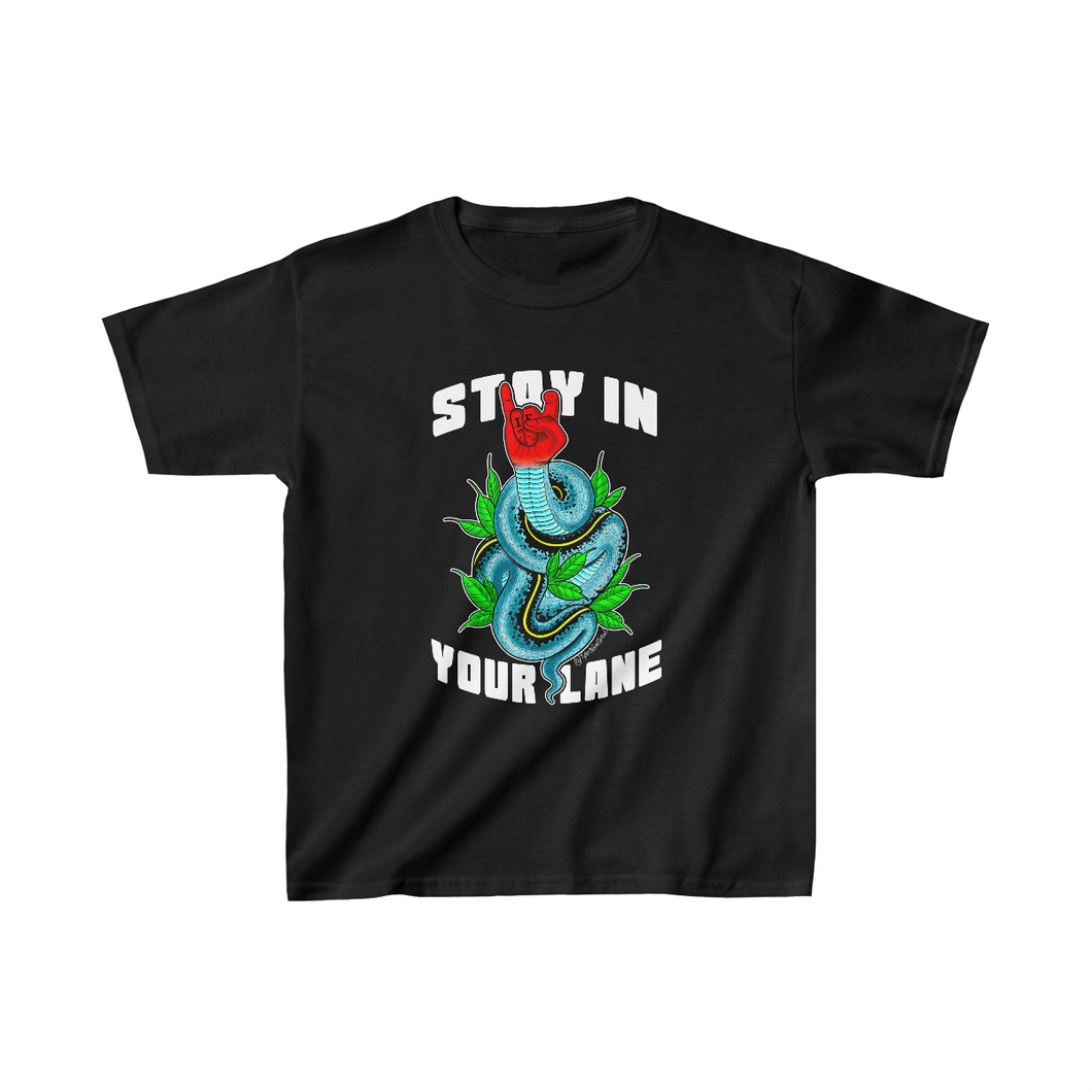 Kids STAY IN YOUR LANE Tee